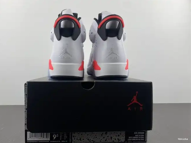 Rep TBK 384664-123 (2014) Infrared White Retro Jordan 6 0519